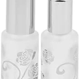 UJEAVETTE® 3x Empty Makeup Perfume Bottle Frosted Refillable Storage Case 15ml silver-picture-32