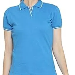 scott international Women's 100% Pure Organic Cotton Polo Regular Fit T-Shirt-picture-35