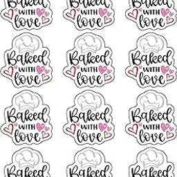 D2C 'Baked with Love' Stickers, Perfect for Your Homemade Cookies, Cakes, Muffins and Other Goodies (90)-picture-53