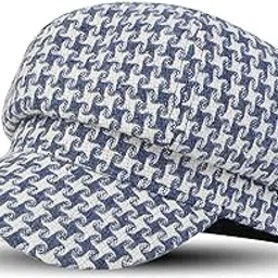 isweven French Beret Cap All Season Unisex Artist Newsboy Hats, Ascot Cotton British Style Adjustable Women's Caps (WBC8105, Free Size)-picture-54