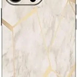 Compatible with iPhone 13 Pro Mobile Skin/Wrap/Sticker for Back & Camera Protective, Stratchless, Matte.(Marble Deisgn) M-23 image 1