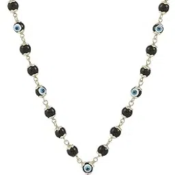 Vedik World Evil Eye Karungali Mala with Silver Plated Caps | Original Ebony Wood Spiritual Necklace | Protection & Healing Mala for Men & Women | 54+1 Beads | 8mm Size-picture-10