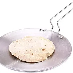 Wonderchef Nigella Tri-Ply 26 cm Roti Tawa | Non-Stick Tawa | 4mm Thickness | Induction Base | Compatible with All cooktops | Riveted Cool-Touch Handle | 10 Year Warranty, Stainless Steel, Silver-picture-11