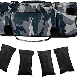 BNF® Weighted Bag Canvas Unfilled Sandbag for Weightlifting Powerlifting Home Gym Gray-Sporting Goods-Fitness Running & Yoga-Strength Training-Other Strength Training-1 Empty Sandbag4 Empty Inner Bags-image-86
