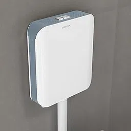 Plantex Flush Tank for Toilet/7 LTR Water Capacity Polypropylene Toilet Flush Tank/Slim and Dual Tone Cistern with Internal Accessories - Pack of 1 (Grey & White)-picture-63