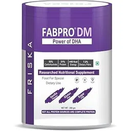 Friska Fabpro DM Power of whey Balance Nutrition for Diabetes care Flavour Vanilla - 200gm-picture-29