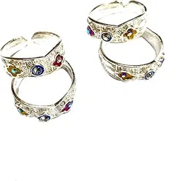 risyanka jewels Women Stylish alloy toe ring ATR46-picture-13