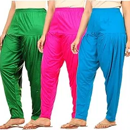 afra SOLID VISCOSE PATIALA FOR WOMEN (PACK OF 3)-picture-31