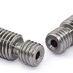 TESSERACT Heat Break for 3D Printer V6 Extruder Kit I 2.0mm Bore V6 Nozzle Throat Extruder Hot End Throat I For 1. 75mm Hotend I Stainless Steel Heat Break I Compatible E3D Printer Universe (Qty: 1)-image-65