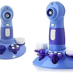 Multifunctional Facial Brush Set Cleansing Brush (Electric) 4 Attachments - Facial Cleansing Brush & Massage Face Massager Massager Massager Face Massager (Pack of 1)-picture-36