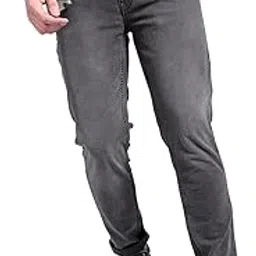 the indian garage co Men Mid Rise Slim Fit Solid Mid-Rise Jeans-picture-14