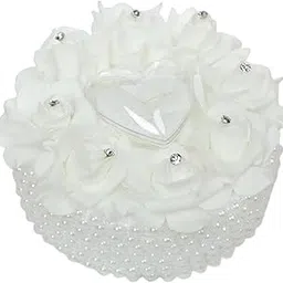 ATORSE® Wedding Rings Pillow Cushion Engagement Romantic Ceremony 16x9cm|Home Item for Living Room, Home & Garden, Home Product, Flower Planters for Home-office-Lawns, Kitchen Tools & Peelers|-picture-22