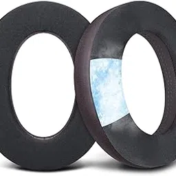 SOULWIT Cooling Gel Ear Pads for Sennheiser HD599/HD598/SE/CS/SR/HD595/HD569/HD560S/Game Zero/G4ME Zero, Earpads Cushions for PC37X/PC38X/PC350/PXC350/PXE350/PC360/HD380/HD380-Pro - Dark Coffee-image-25
