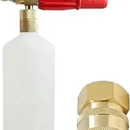 FT Tools Plastic Heavy Duty Professional Foam Cannon Snow Lance 1L Bottle with 1/4 Quick Connector for Pressure Washer-picture-13