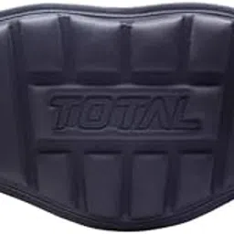 TOTAL Adjustable Gym Exercise Belt-Lumbar Support Waist Trainer for Powerlifting, Weightlifting, Crossfit, Deadlift|Durable, Multipurpose Fitness Belt for Strength Training, Workout|Men & Women| S-image-11