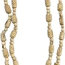 BHAKTI SHRINGAR Original Tulsi Kanthi Mala with Radha Name | Handmade Natural Tulsi Kanthi Manufacturing in Vrindavan (1 Round)-picture-41