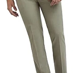 raymond Men's Slim Fit Mid Rise Solid Pattern Poly Viscose Blend Flat Front Formal Trouser-picture-38