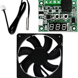 Electronic Spices W1209 12V DC Digital Temperature Controller Board with 4.75inch Fan for Incubator-picture-61