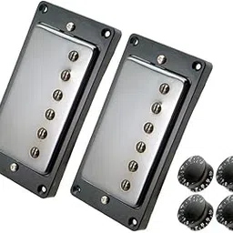STYLEHEAVEN 2 Pieces Humbucker Neck&Bridge Pickups with 4 Pieces Knobs for LP EPI Guitar-image-50