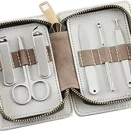 STYLEHEAVEN 6 Pieces Professional Nail Clippers Pedicure Kit Gift with PU Leather Case Brown|Health & Beauty|Nail Care, Manicure & Pedicure|Manicure/Pedicure Tools & Kits-picture-54