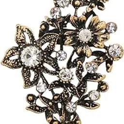kavove The Petal Whispers Silver Colour Brooch-picture-51