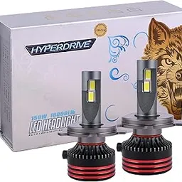 Pivalo PLHDH4 150W Hyperdrive H4 / H19 LED Headlight With High Performance Bulb Patent Design IP65 Water Resistant And Easy Installation For Automobiles(Set of 2)-picture-61