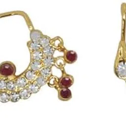 God Jewellery Stone Nathu Bulaki Nose Pins(Nose Pin10)-picture-28