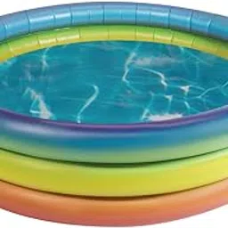 Poolcandy Inflatable Party Sunning Pool, Rainbow-picture-31