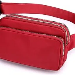ZAPORA Waist Packs Waist Packs,Women's Belt Bags Fashion Waist Packs Designer Bum Bag Shoulder Chest Pack Waterproof Crossbody Bag Hip Phone Pouch (Color : Red1)-image-16
