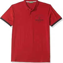 United Colors of Benetton Men's Solid Regular Fit Polo Shirt-picture-17