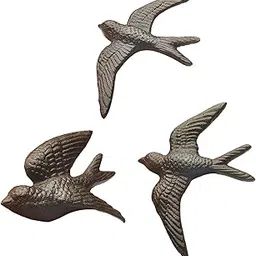 Flying Bird Wall Decor Decoration Black Statue for Courtyard Outdoor Porch S|Home & Garden | Home Dacor | Posters & Prints-picture-23