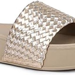 inc.5 Women Gold Party And Club Wear Solid Round Heeled Mules-picture-43