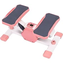 Exercise Stepping Machine, Portable Mini Stair Steppers Non-Slip Foot Pads with LCD Display for Home Office Workout Gym, Support 330LBS Weight Capacity (Pink)-picture-27