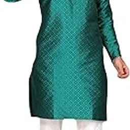 winsunity Mens Jacquard Jacquard Long Sleeve Ethinic Wear Collared Neck Regular Fit Kurta (A-E-101396)-picture-35