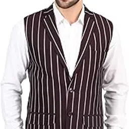 wintage Men's Polyester Cotton Blue Modi Nehru Jacket-picture-32