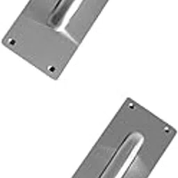 THE STYLE SUTRA 2Pcs Door Handles Sturdy Door Pull Push Plates for Public Office Restaurants 30cm x 8cm x 0.12cm-picture-27