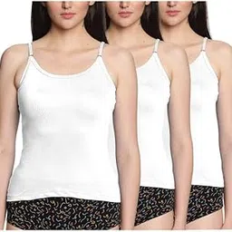 lux amore Women's Cotton Rich Camisole with Adjustable Strap(Pack of 3)(Color May Vary)-picture-21