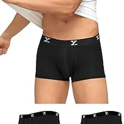 xyxx Men's Ace Modal Antimicrobial Trunks with No Marks Waistband (Pack of 3)-picture-15
