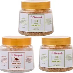 ILLUMYNATE Combo Jasmine & Sandalwood Bath Salt Body Muscle Pain Relieffor Men & Women (Pack of 3)-image-31