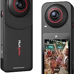 Labpano-PilotPano 360 Action Camera Waterproof with 5.7K 360 Active HDR Video,3.1" Touchscreen,CMOS sensors,Support 4K, 60FPS,for AI Editing, Live Streaming, HDR,Webcam,PilotSteady-image-59