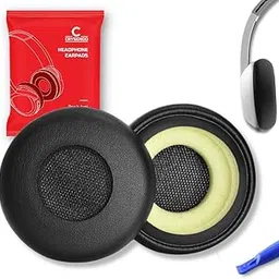 Crysendo Headphone Earpads Compatible with Skullcandy Uproar Headphone | Enhanced Sound, Soft & Comfortable Replacement Cushion | High-Density Memory Foam & Softer Protein Leather - Black-image-31