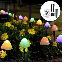 SAZ DEKOR Solar Mushroom Lights Waterproof Garden Outdoor Lawn Colorful 30 Lights-picture-13