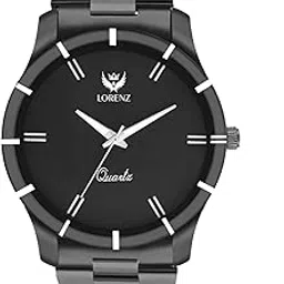 lorenz Analogue Men's Watch ( Black Dial & Strap ) image 1