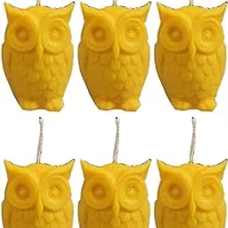Phobis Yellow Owl Candle for Healing and Decoration (Pack of 6)-picture-20