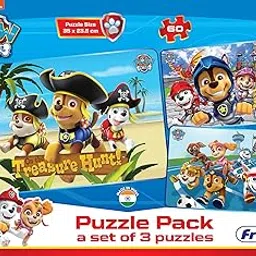 Frank Paw Patrol (60 Pieces) 3 in 1 Jigsaw Puzzle for Kids Above 5+ Years - Fun & Challenging Brain Booster Games - for Focus and Memory - Encourage Creative Thinking - 70306-picture-20