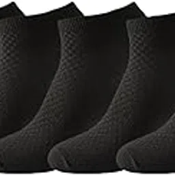 lullaxx 5 Pairs Men's bamboo Socks, Moisture Wicking, Suitable for All Seasons, Odour Free,Business Casual Wear,black-picture-15