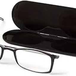 ThinOptics Brooklyn Reading Glasses Rectangular Frames With Milano Magnetic Case - Thin Lightweight Compact Readers 1.00 1.50 2.00 2.50 Strength-picture-15