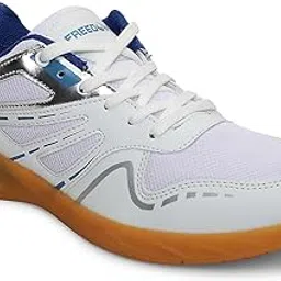 Liberty Freedom ASPIRE-1E Sports Lacing Non-Marking Badminton & Paddle/Pickle Ball Shoes for Men - Sky Blue & White - Lightweight & Comfortable | Suitable for Table Tennis, Squash and All Indoor Court-picture-30