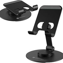 Portronics Mobot 4 Universal Mobile Holding Stand with 360°Rotatable & Height Adjustable, Foldable & Anti-Skid Design, Stable Metallic Round Base, Mobile Holder for Smartphone, Tablets, Kindles-picture-38