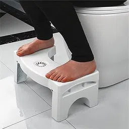 MRP ENTERPRISE Toilet Stool Folding Step, Folding Foot Bathroom Stool for Adults Plastic Toilet Step Stool Stepping Squatting Foot Stool-picture-12